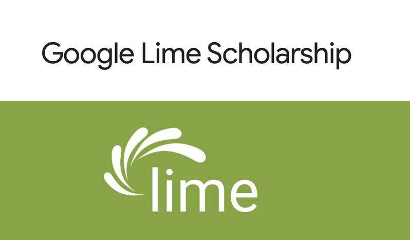 Google Lime Scholarships for people with disabilities